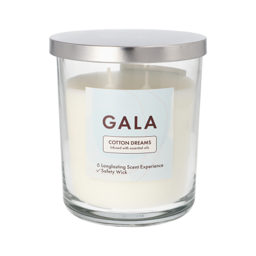"GALA" Duftkerze im Glas Ø 10,5 cm · 12,4 cm weiss - Cotton Dreams "Tokio Large"