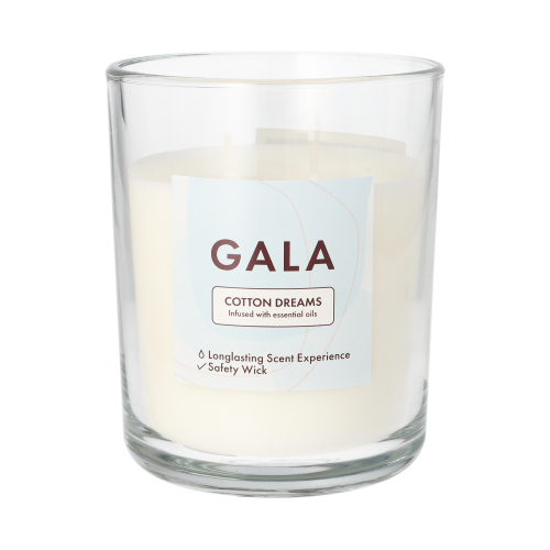 "GALA" Duftkerze im Glas Ø 10,5 cm · 12,4 cm weiss - Cotton Dreams "Tokio Large"