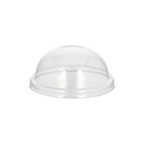 Dom-Deckel für Suppenbecher PET Ø 9,8 cm · 4 cm transparent