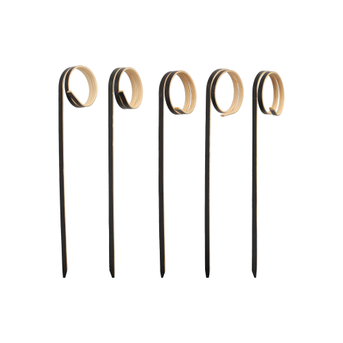 Fingerfood - Picker 11 cm schwarz "Twister"