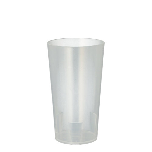 Mehrweg-Trinkbecher 0,2 l Ø 6,5 cm · 11,4 cm transluzent unzerbrechlich Mehrweg-Trinkbecher 0,2 l Ø 6,5 cm · 11,4 cm transluzent unzerbrechlich