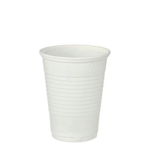 Trinkbecher PP 0,18 l Ø 7 cm · 8,6 cm weiss