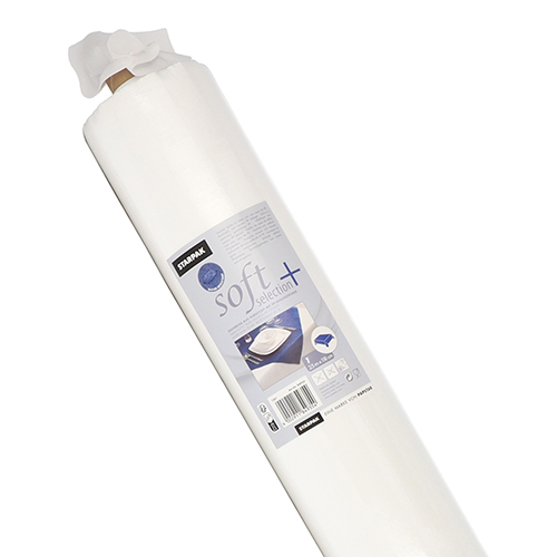 Tischdecke, stoffähnlich, Vlies "soft selection plus" 25 m x 1,18 m weiss