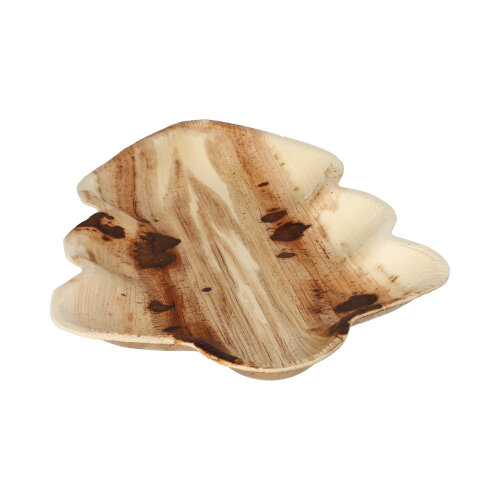 Teller, Palmblatt "pure" 2,5 cm x 24,3 cm x 21,2 cm Weihnachtsbaum