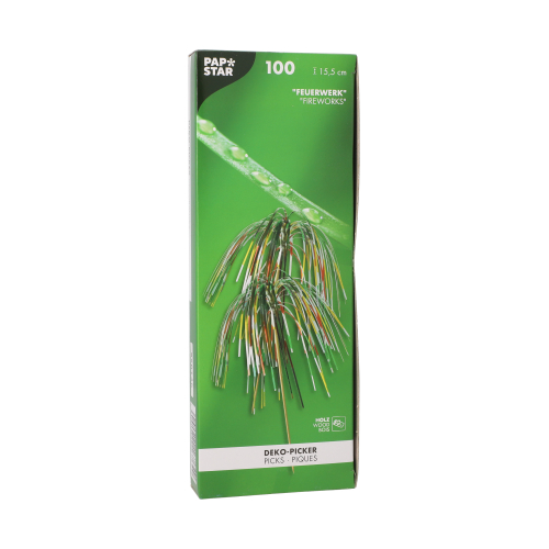 Deko-Picker 15,5 cm "Feuerwerk" multicolor