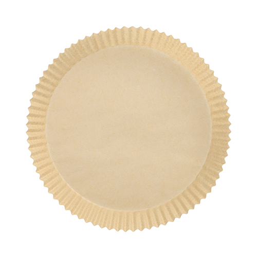 Backpapiere Ø 20 cm · 4,5 cm braun für Heißluftfritteusen