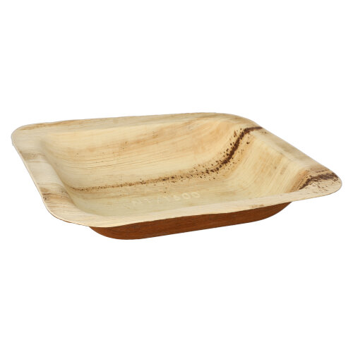 Siegelschalen Palmblatt "pure" eckig 900 ml 4 cm x 25 cm x 26 cm ungeteilt