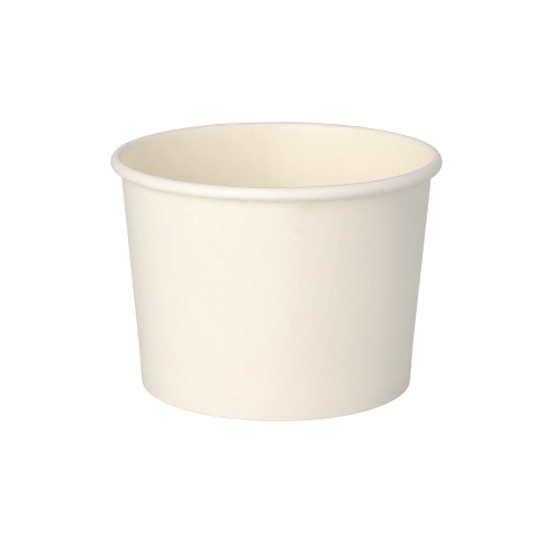 Suppenbecher, Pappe "To Go" 350 ml Ø 9,9 cm · 7 cm weiss