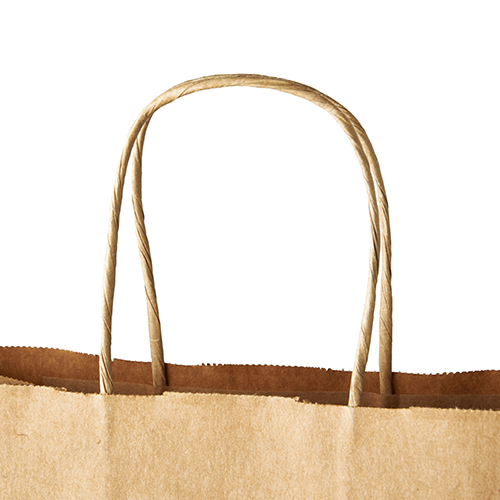 Tragetaschen, Papier 40 cm x 32 cm x 12 cm weiss mit gedrehtem Tragegriff