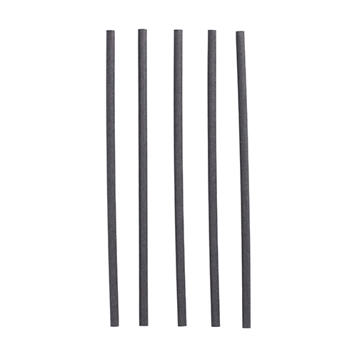 Trinkhalme, Papier Ø 6 mm · 20 cm schwarz