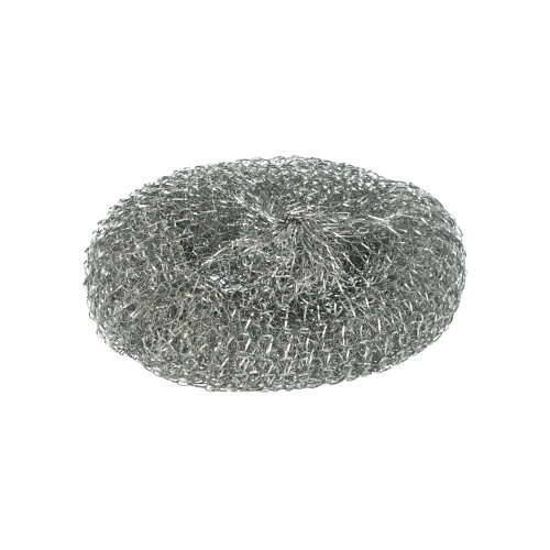 Topfreiniger, Draht rund Ø 12 cm · 3 cm silber , kratzend
