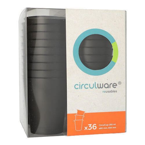 "Circulware by Haval" Mehrweg-Automatenbecher rund 0,28 l Ø 8 cm · 9,4 cm