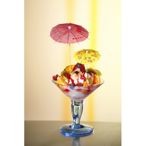 Deko-Picker 10 cm farbig sortiert "Eisschirmchen Asia"