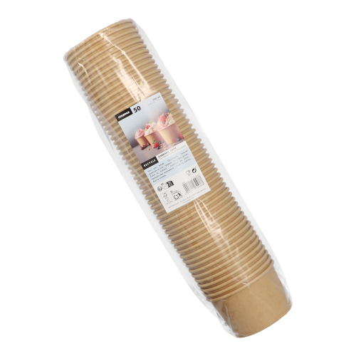 Eisbecher, Pappe 200 ml Ø 9,5 cm · 6 cm braun