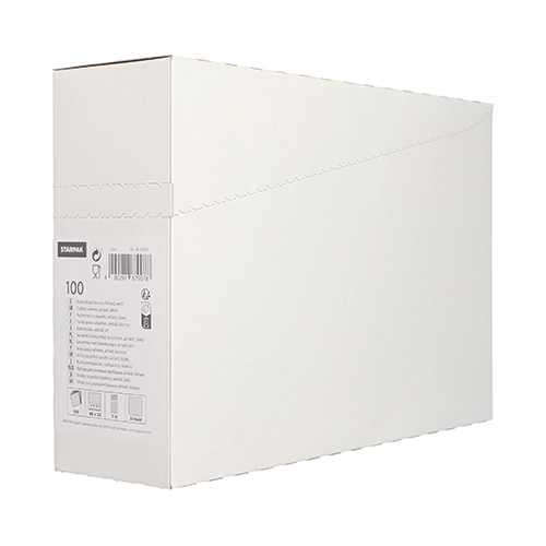Bestecktaschen, Airlaid 40 cm x 33 cm weiss mit Besteckfalz