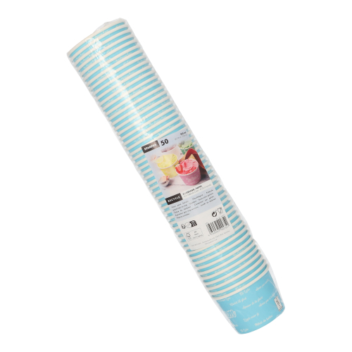 Eisbecher, Pappe 100 ml Ø 7,5 cm · 4,9 cm blau "Icelove"