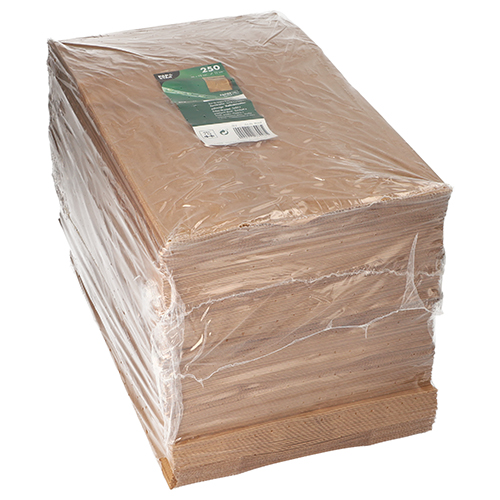 Blockbodenbeutel, Kraftpapier 36 cm x 22 cm x 11 cm braun