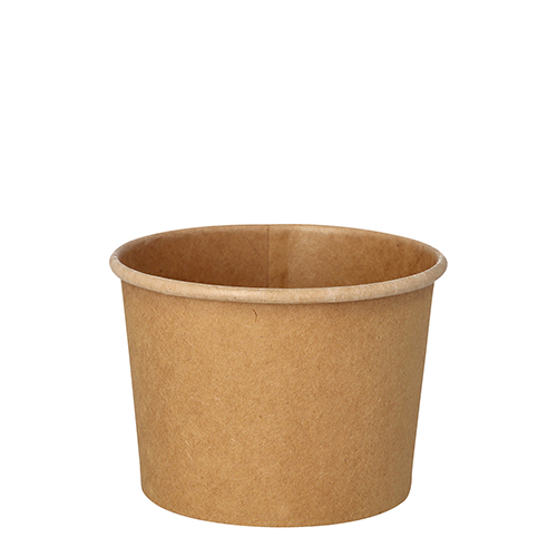 Suppenbecher, Pappe 350 ml Ø 9,8 cm · 7 cm braun