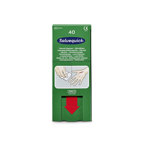 "Cederroth" Wipes Salvequick Wundreiniger refill für Savett-Spender REF 51011006