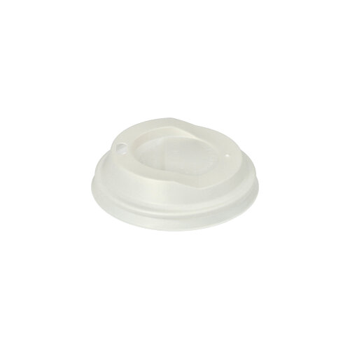 Dom-Deckel, C-PLA Ø 8 cm · 2,1 cm weiss