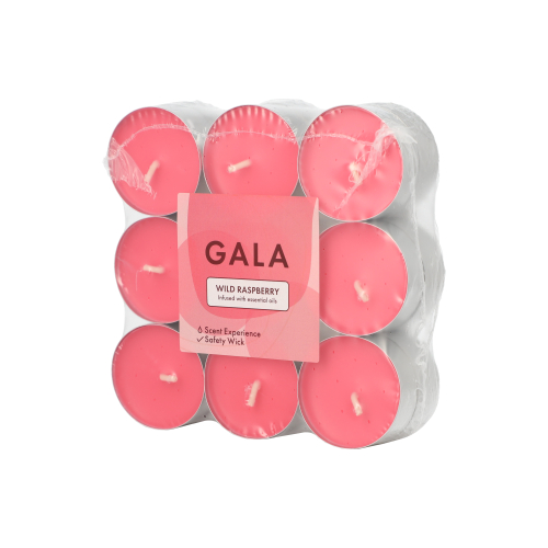 "GALA" Duftlichte Ø 37,5 mm · 16,6 mm weinrot - Wild Raspberry