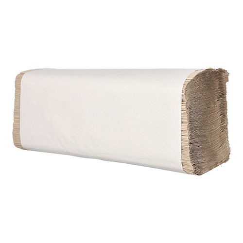 Blatt Handtuchpapier V-Falz 23 cm x 25 cm natur Zick-Zack, 1-lagig (20 x 250)