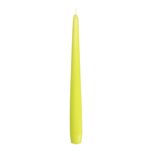 Leuchterkerzen Ø 2,2 cm · 25 cm limonengrün