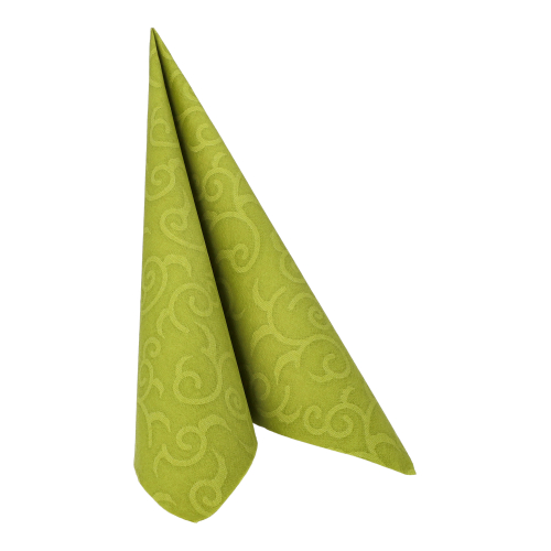 Servietten "ROYAL Collection" 1/4-Falz 40 cm x 40 cm olivgrün "Casali"
