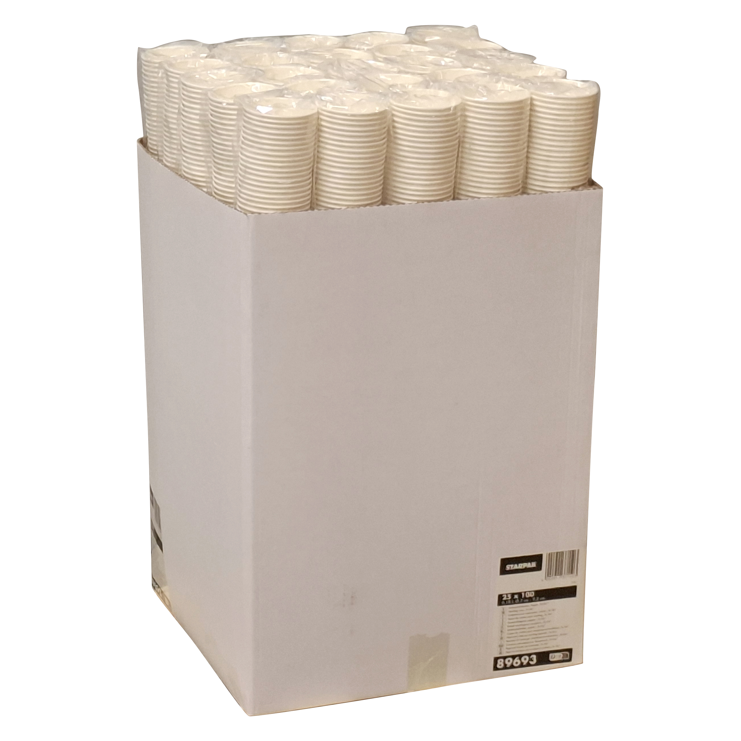 Automatenbecher, Pappe "To Go" 0,18 l Ø 7 cm · 9,2 cm weiss