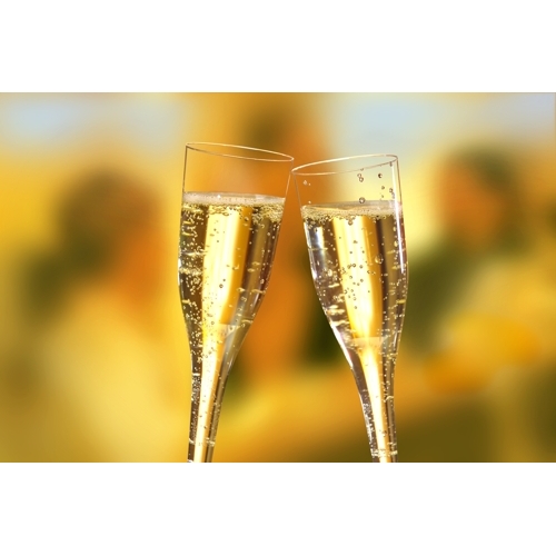 Stiel-Gläser für Sekt, PS 0,1 l Ø 4,8 cm · 19,9 cm glasklar einteilig
