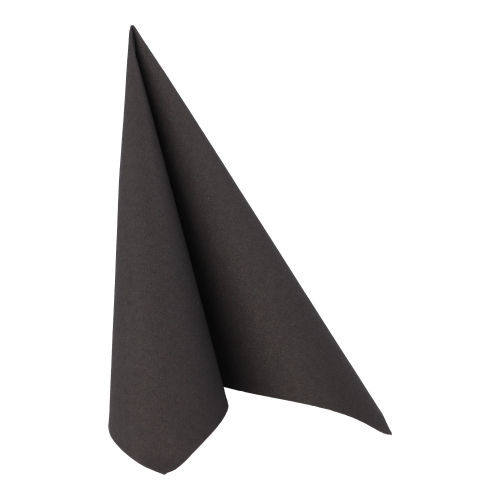 Servietten "ROYAL Collection" 1/4-Falz 40 cm x 40 cm tiefschwarz