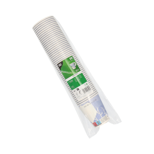 Trinkbecher mit Henkel, Pappe 0,2 l Ø 8 cm · 9,3 cm "Snowman"
