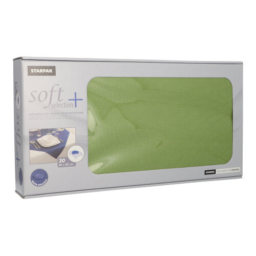Mitteldecken, stoffähnlich, Vlies "soft selection plus" 80 cm x 80 cm olivgrün Mitteldecken, stoffähnlich, Vlies "soft selection plus" 80 cm x 80 cm olivgrün