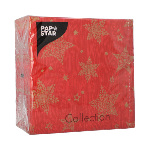 Servietten, 3-lagig 1/4-Falz 33 cm x 33 cm "Christmas Shine"