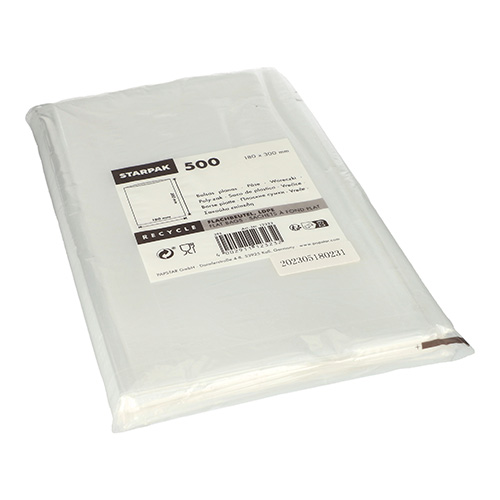 Flachbeutel, LDPE 30 cm x 18 cm transparent