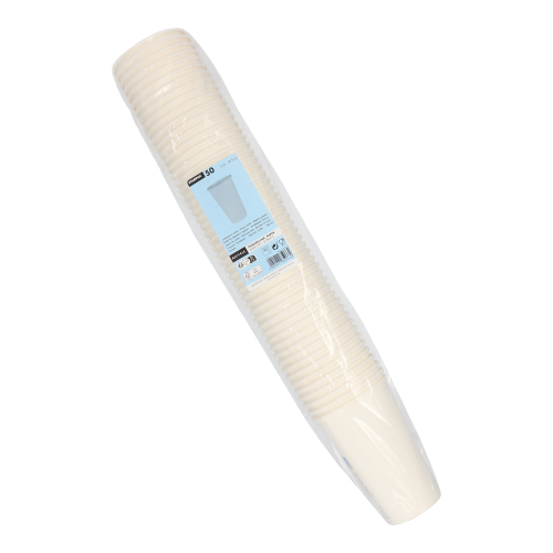 Trinkbecher, Pappe "To Go" 0,4 l Ø 9 cm · 13,9 cm weiss