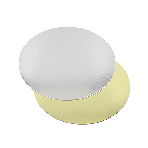Tortenplatten rund Ø 20 cm · 0,3 cm gold/silber