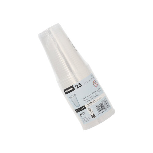 Trinkbecher, PP 0,2 l Ø 7,03 cm · 9,9 cm transparent