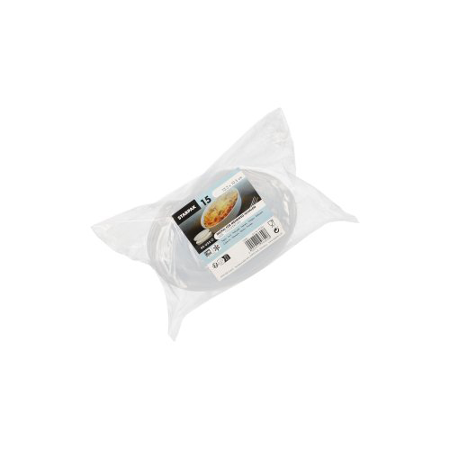 Mehrweg-Deckel PP für Schalen oval 1 cm x 10,5 cm x 15,5 cm transparent "Cella"