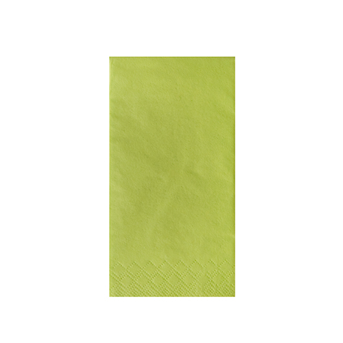 Servietten, 3-lagig 1/8-Falz 33 cm x 33 cm limonengrün