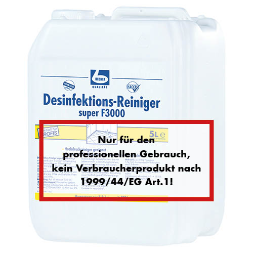 "Dr. Becher" Desinfektions-Reiniger 5 l super F6000