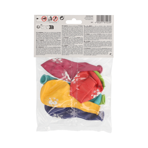 Zahlenluftballons Ø 25 cm farbig sortiert "3"