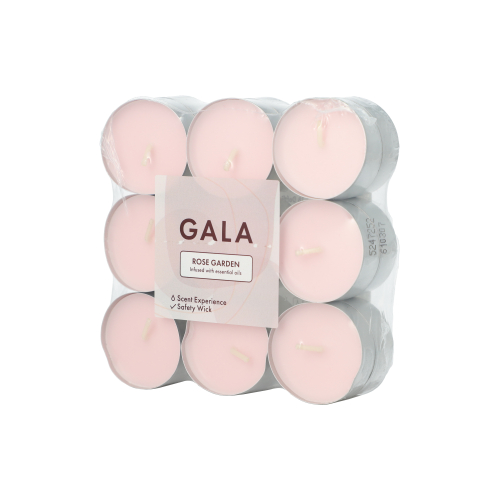 "GALA" Duftlichte Ø 37,5 mm · 16,6 mm rose - Rose Garden