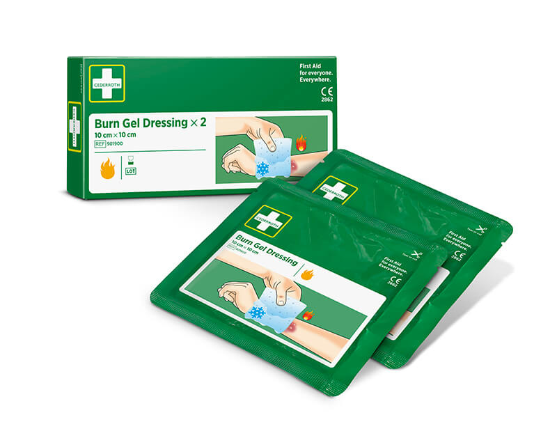 "Cederroth" Burn Gel Dressing Verband 10 cm x 10 cm