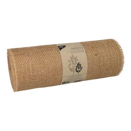 Dekoband Jute 10 m x 30 cm natur auf Rolle