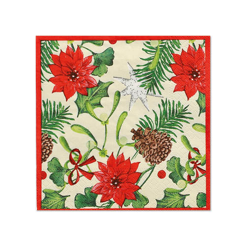 Servietten, 3-lagig 1/4-Falz 25 cm x 25 cm "Winterly" Servietten, 3-lagig 1/4-Falz 25 cm x 25 cm "Winterly"