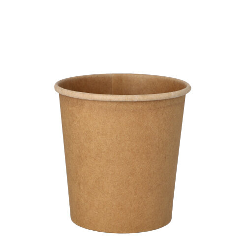 Suppenbecher, Pappe 470 ml Ø 9,8 cm · 10 cm braun