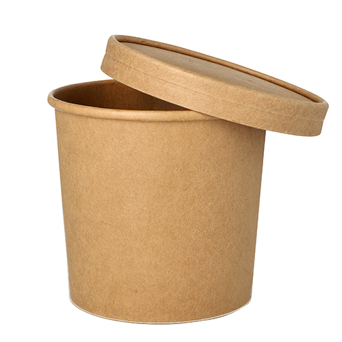 Suppenbecher, Pappe 760 ml Ø 11,5 cm · 11 cm braun