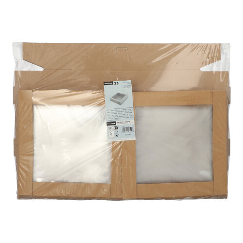 Transport- und Catering-Kartons, Pappe eckig 6 cm x 22,5 cm x 22,5 cm braun