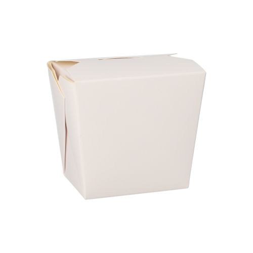 Snackboxen "ASIA" eckig 470 ml 8,5 cm x 7,5 cm x 5,5 cm weiss